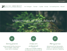 Tablet Screenshot of aliasarborist.se